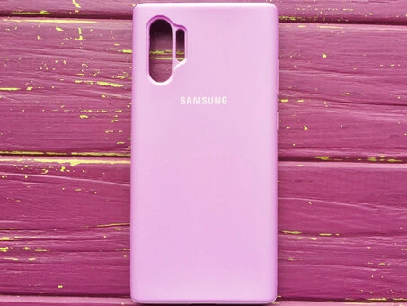 Копия оригинала низ Samsung Note 10+ светло-фиолетовый