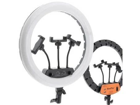 Led стійка 220V Neepho NP-14 36см без штатива black