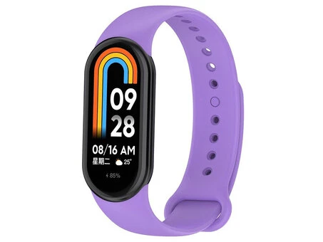 Ремінець силікон Mi Band 8/9/10 light purple