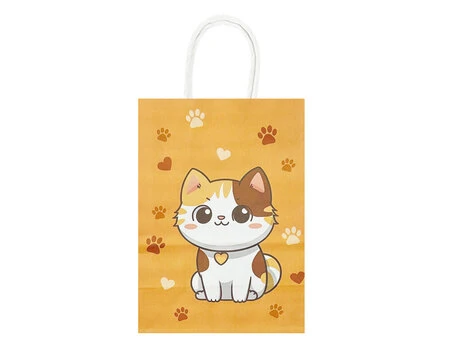 Пакет подарунковий Kitty orange