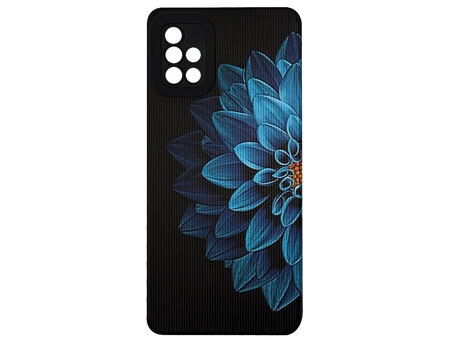 Силікон Camera Protect Flower Samsung A51 black