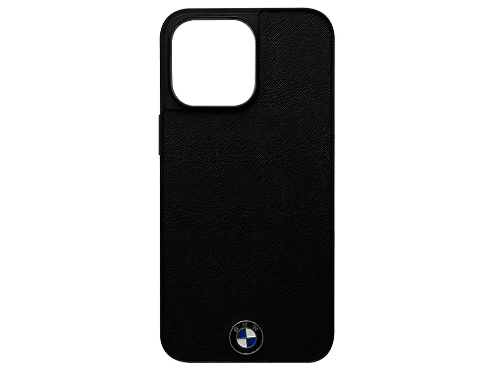 Чохол Strefor Metal Logo BMW iPhone 15 Pro Max black