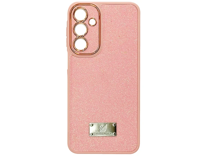 Накладка Sand Swarovski Camera Samsung A36 pink