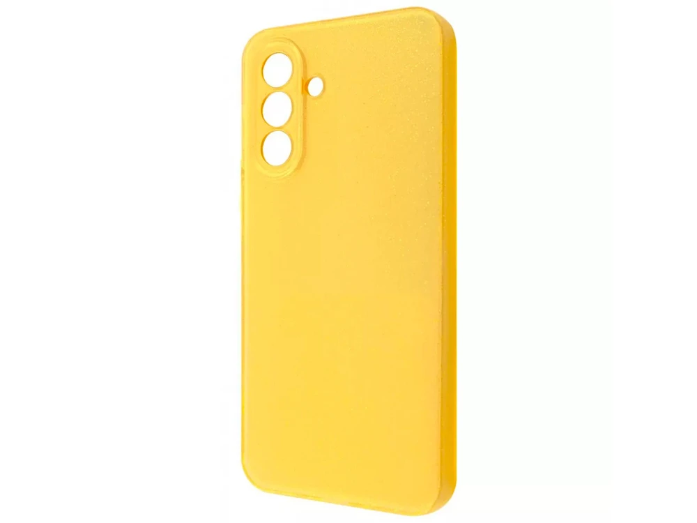 Накладка Shiny dust Samsung A56 yellow