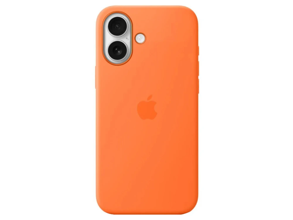 Case Soft Touch Lanyard MagSafe низ iP 17 (02) orange