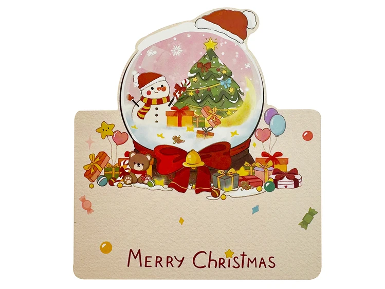 Листівка Новорічна + Envelope Merry Christmas New Year's Ball