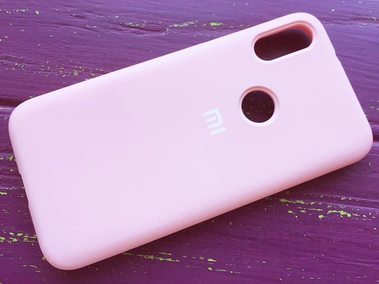 Копия оригинала низ Xiaomi Mi Play светло-розовый