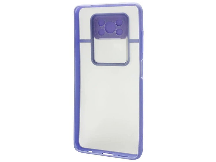 Матовая крышка для скрытия камеры Poco X3/X3 Pro светло-фиолетовая