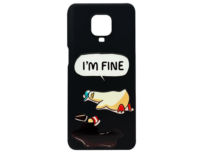 Силікон Nprint Duck Mood Matt Redmi Note 9s/Note 9 Pro/Note 9 Pro Max fine