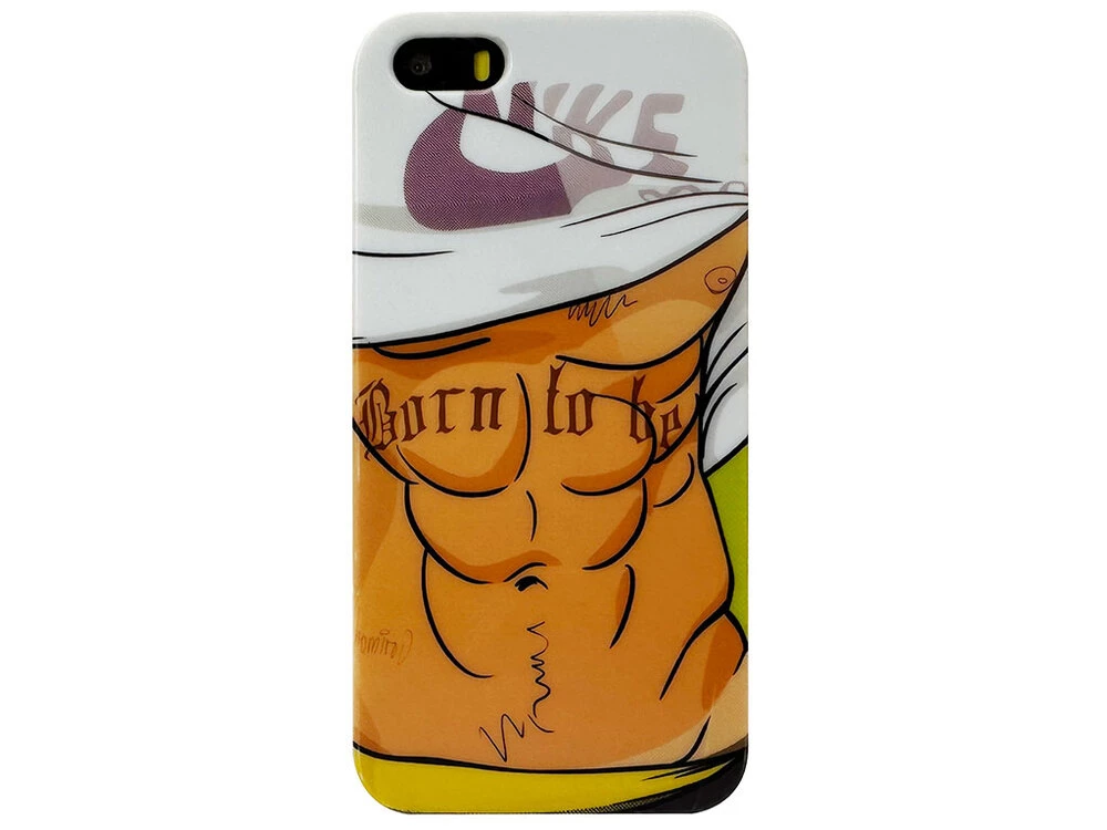 Пластик iPhone 5 white Nike