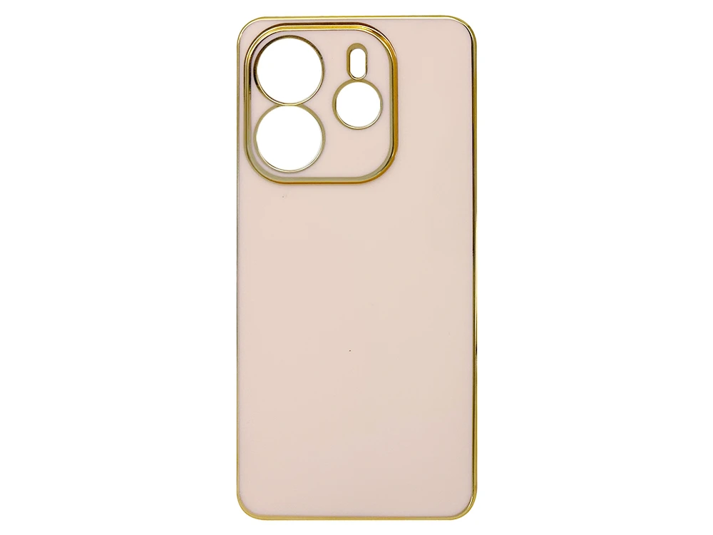 Накладка Colorful Golden Line Redmi Note 14 pink