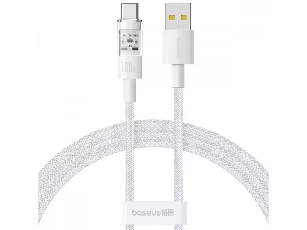 Кабель Baseus Gem Type-C 100W (2m) white