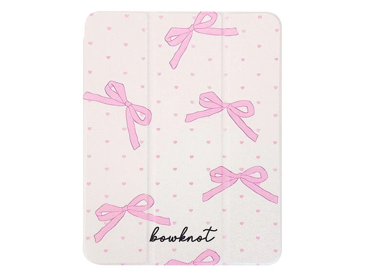 Plastic Cover Print iPad 10.9" (2022-24)/11" (A16) 2025 з кріпленням для стілусу pink bowknot