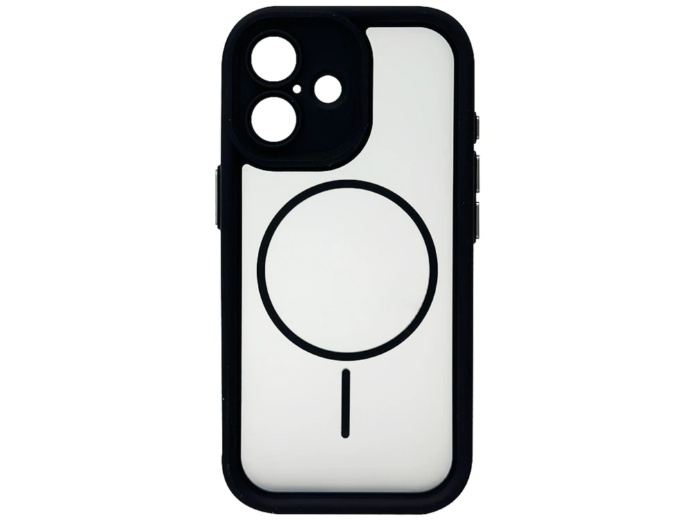 Накладка Clear Shock MagSafe iPhone 17 black