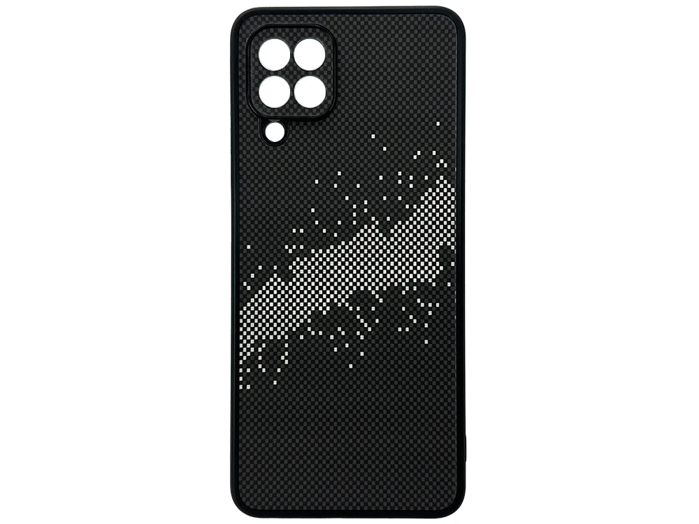 Накладка Elite Carbonique Samsung A22/M22/M32 black/white