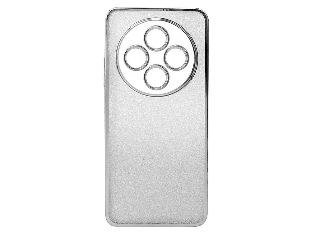 Накладка Ombre Glitter Redmi 14C/A4/Poco C75 серебристая