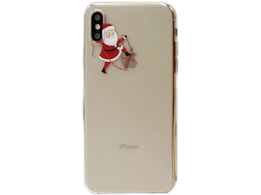 Накладка силікон Print iPhone X/Xs Santa and rope