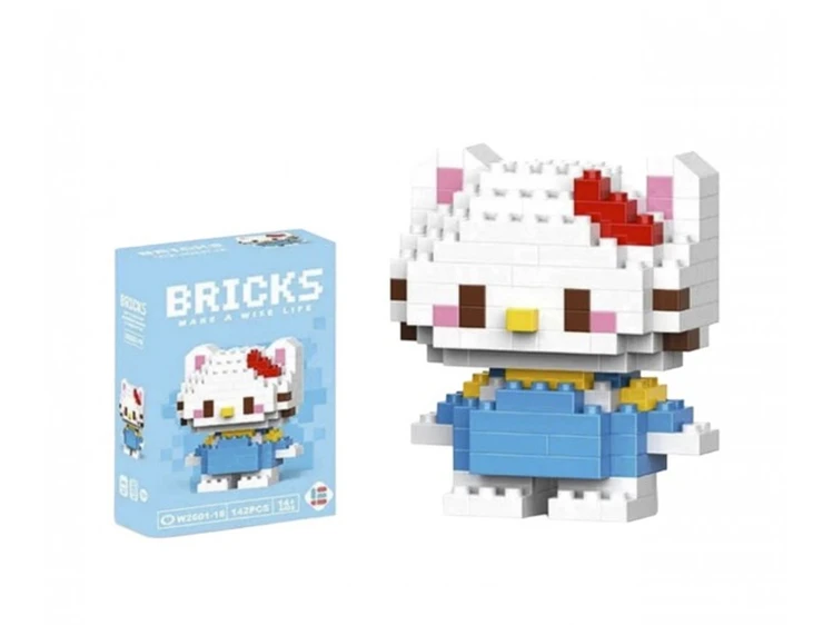 Конструктор фігурка Пікселі BRICKS Hello Kitty Blue уцінка
