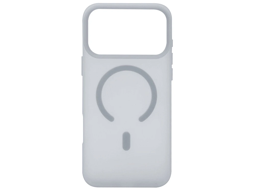 Накладка Silicone Matt MagSafe iPhone 17 Pro grey