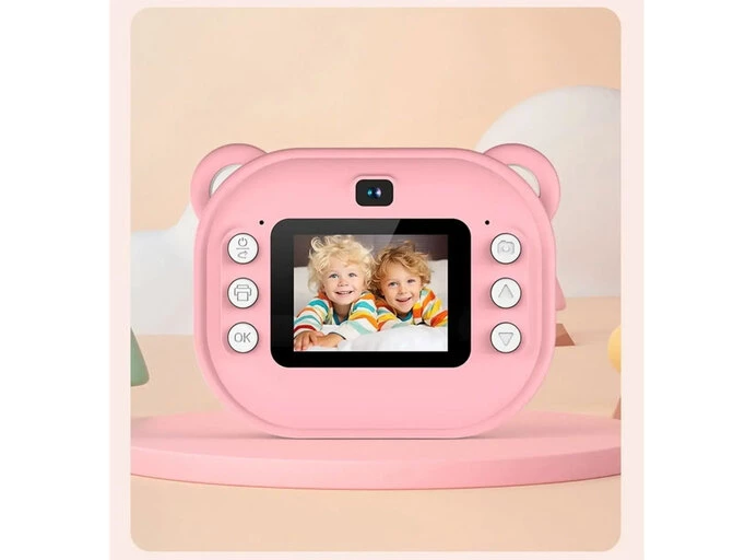 Портативний дитячий фотопринтер Teddy pink