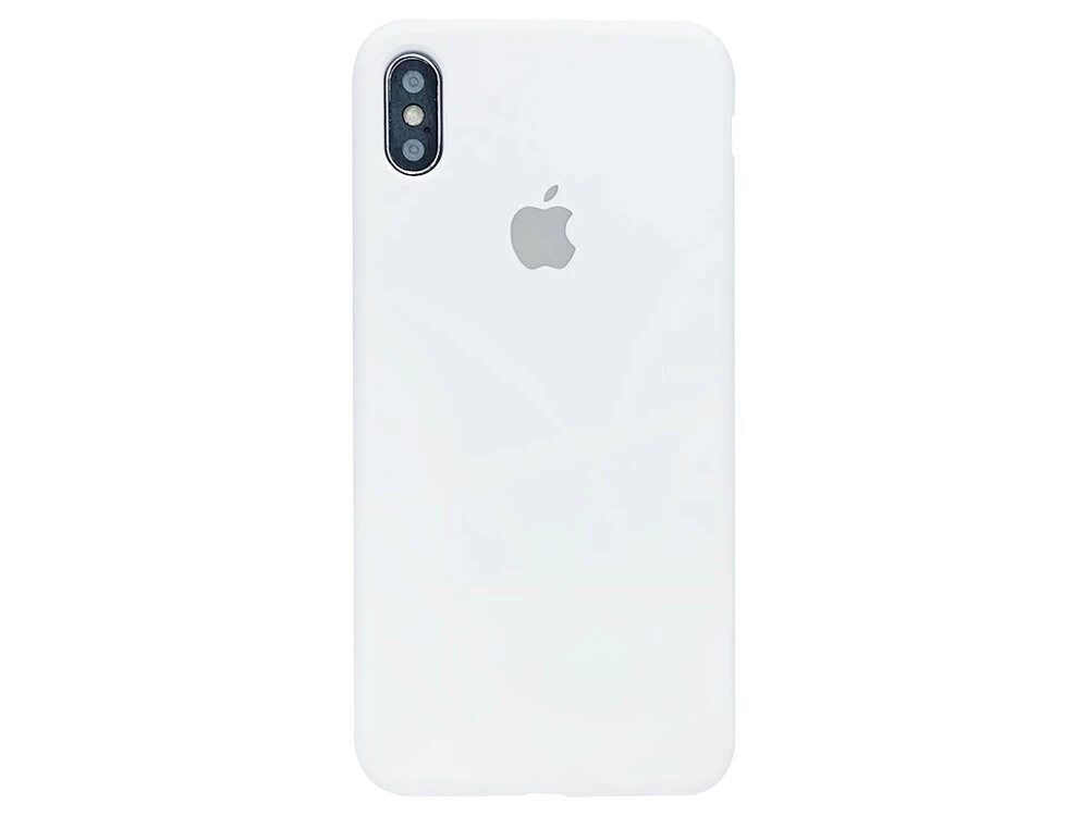Case soft touch низ iP Xs Max (09) white