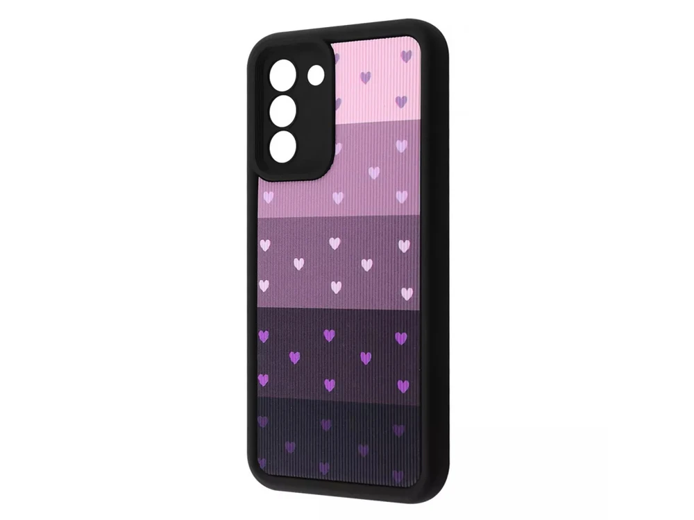 WAVE Artfull Case Samsung S21 FE little hearts black
