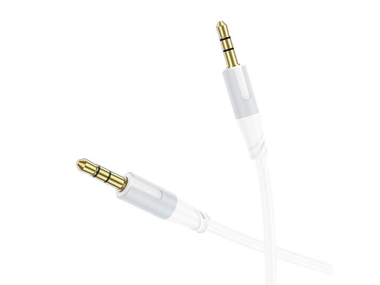 Кабель AUX Borofone BL19 3.5 to 3.5 (1m) white