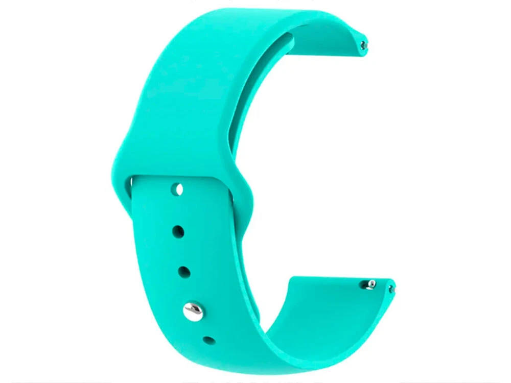 Ремінець Xiaomi Amazfit/Bip/Samsung Silicone 22mm mint