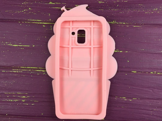 3D Cake Samsung A8+ (18) Light Pink