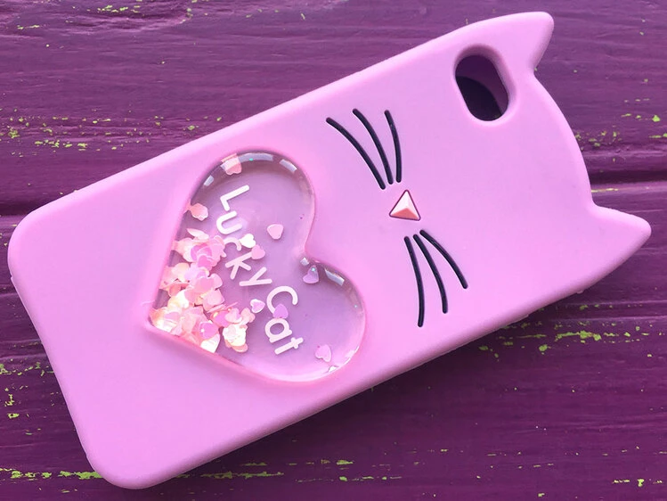 3D CAT'S Love iPhone 4 Purple