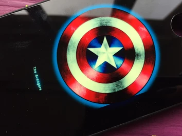 TPU+Glass Fosfor Redmi 6 Captain America