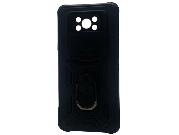 Ударопрочный чехол Honor Hide Camera для Poco X3/X3 Pro черный