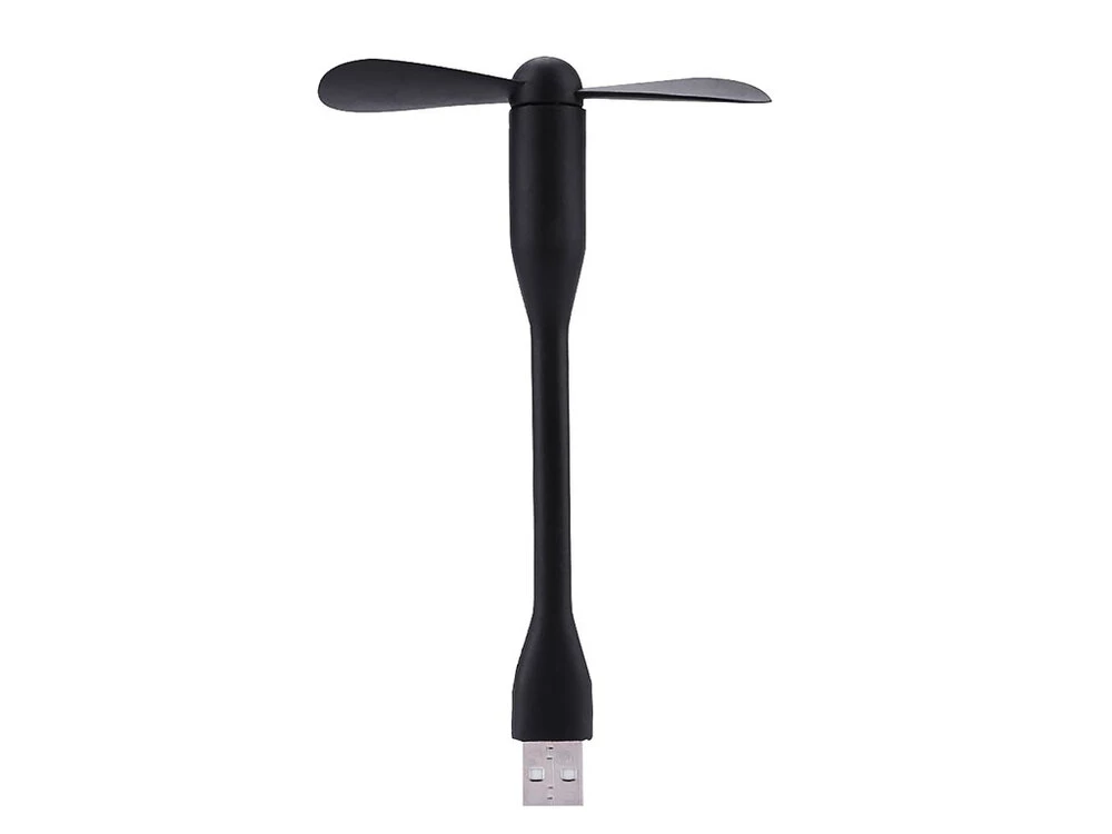 Портативний вентилятор гнучкий USB black