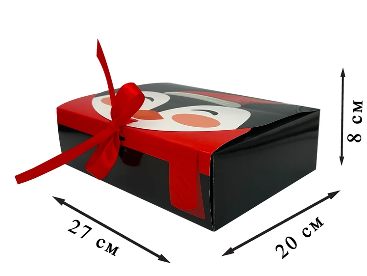 Коробка Новорічна Penguy 27х20х8