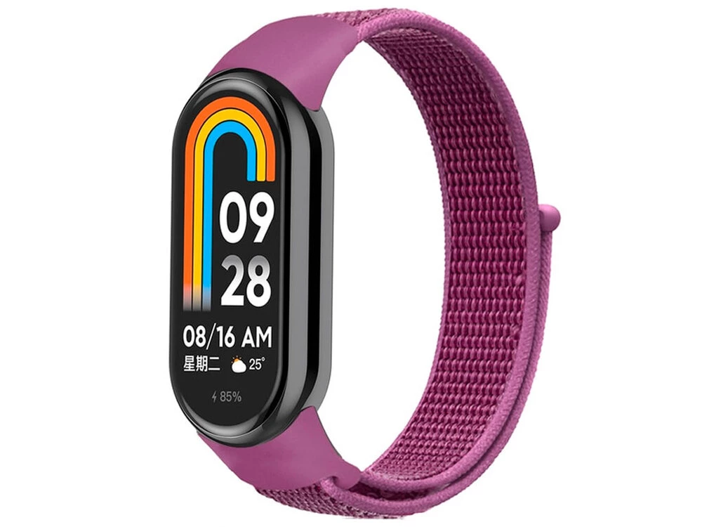 Ремінець Nylon Mi Band 8/9/10 purple