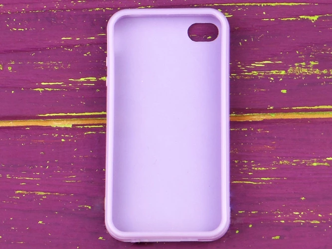 Силік.глянець бузковий iPhone 4