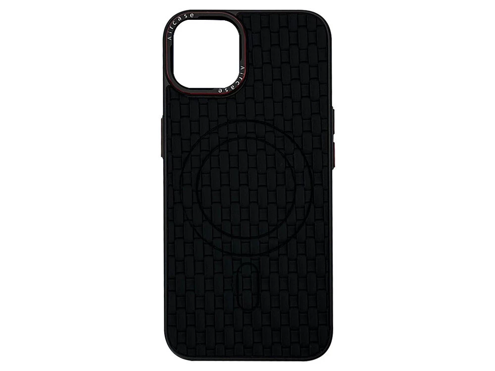 Накладка AirCase MagSafe iPhone 12/12 Pro weaving black