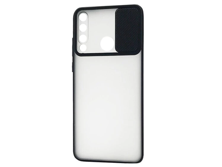 Matte case hide camera Huawei P40 Lite E black
