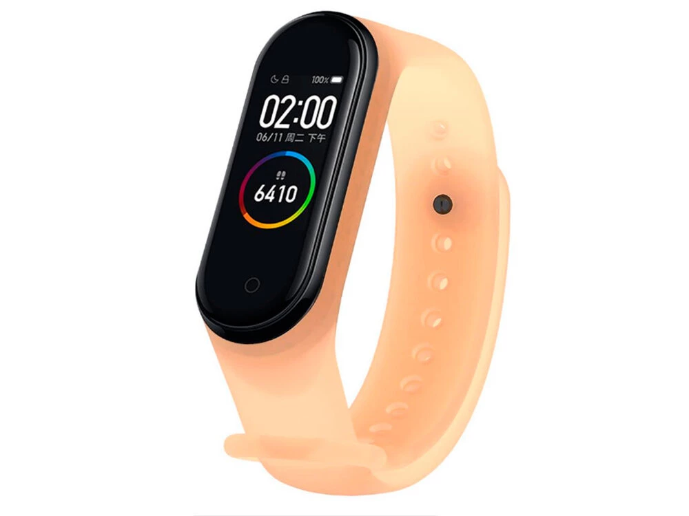 Ремінець силікон Mi Band 5/6 orange