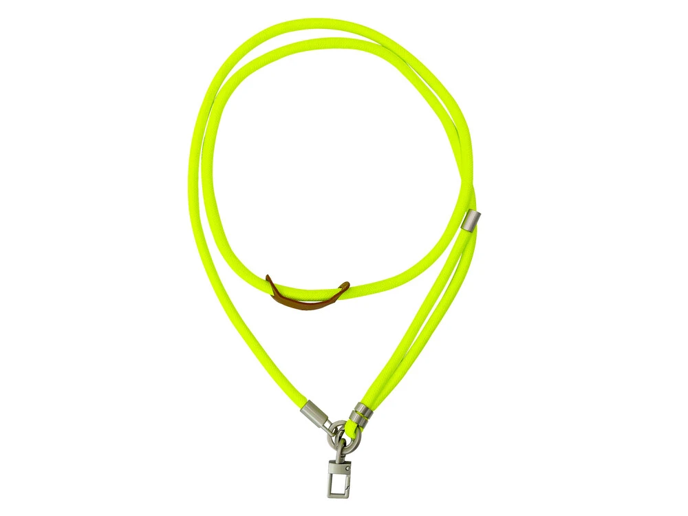 Ремінець-шнурок Stripe Cord для телефону neon yellow