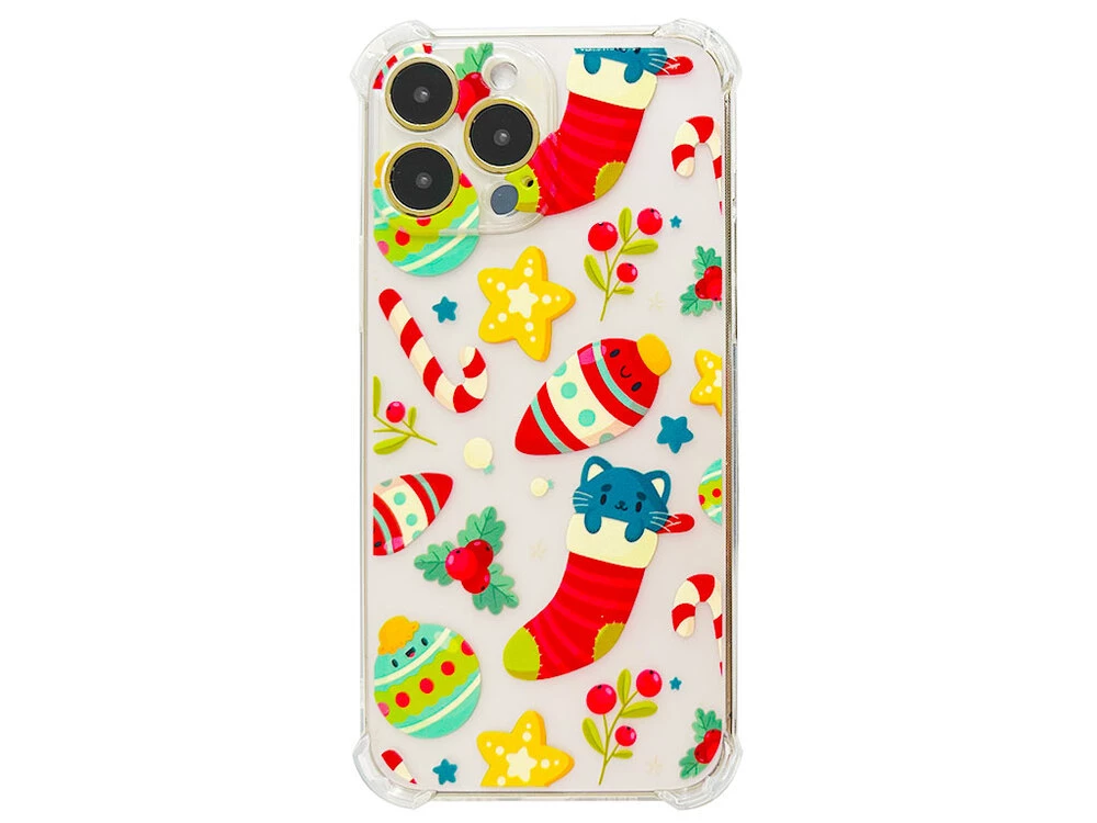 Ультрабронь силікон Christmas Nprint iPhone 15 Pro Max christmas toys