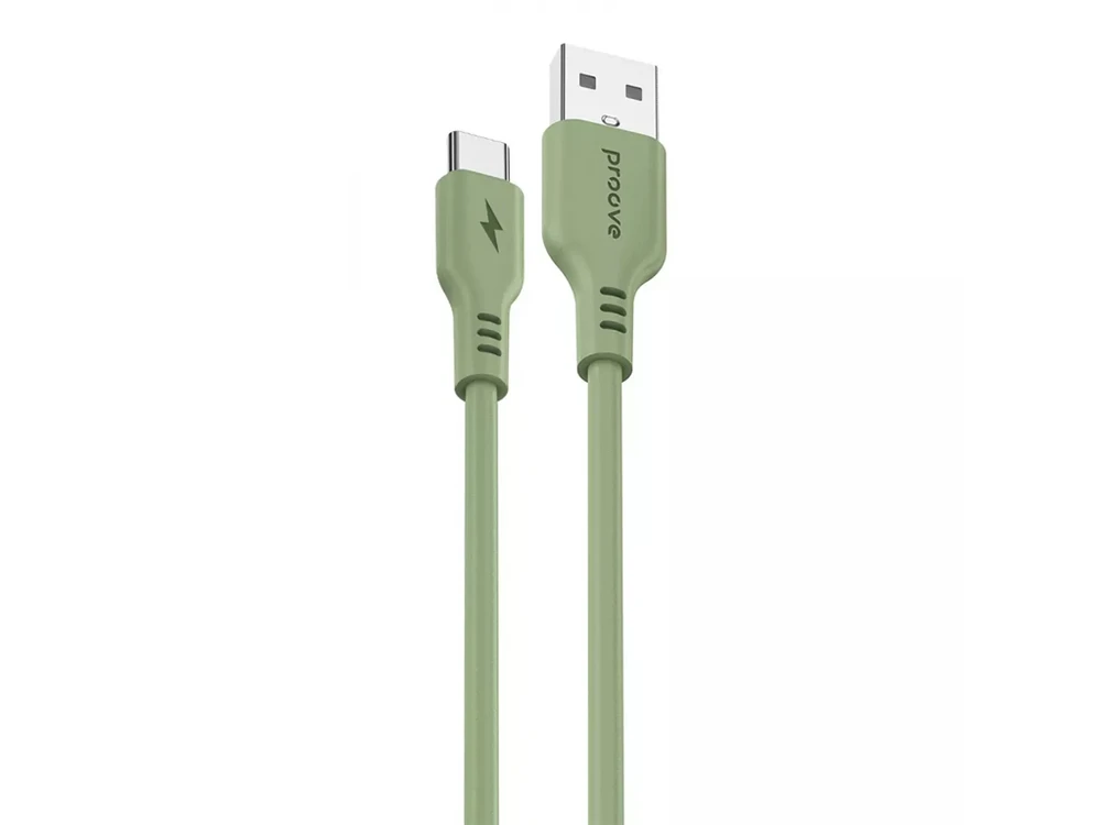 Кабель Proove Rebirth Type-C 3A (1m) green