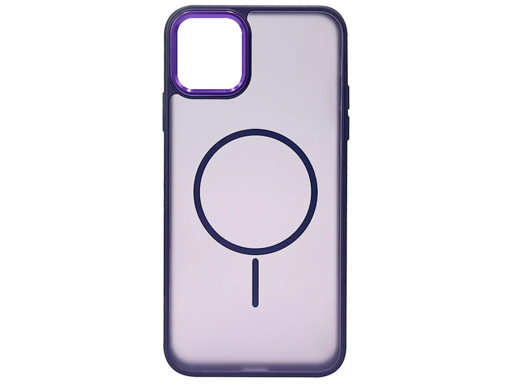 Shadow Matt Metal Buttons MagSafe iPhone 11 Pro Max deep purple