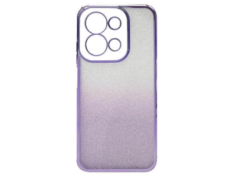 Накладка Ombre Glitter Redmi 15C (EU vers.) light purple