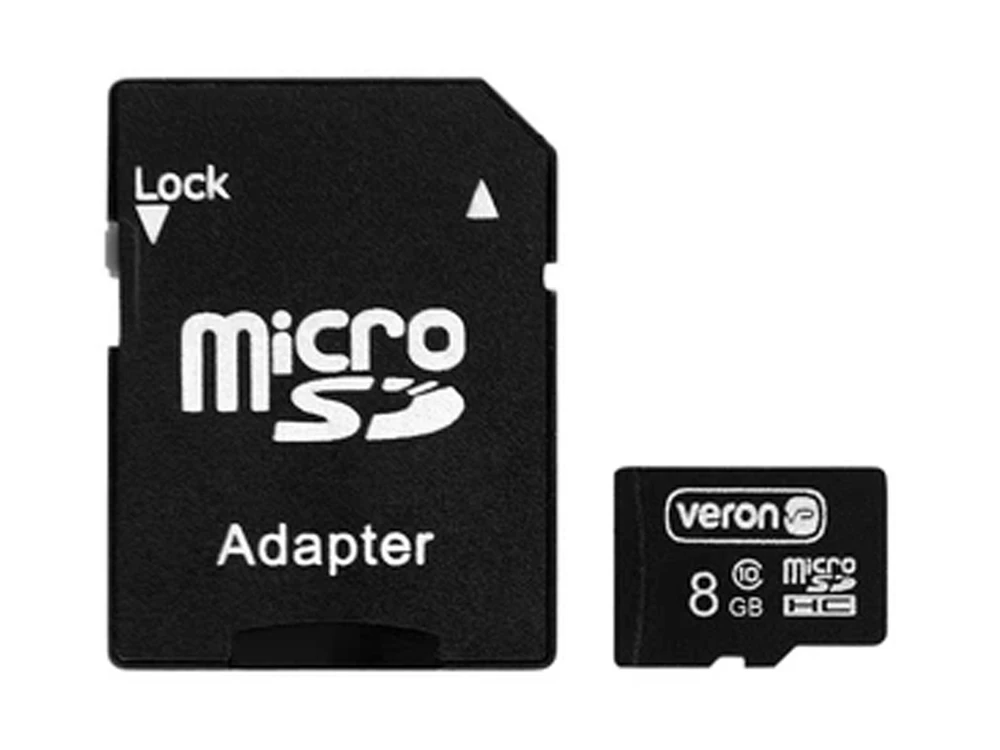 Карта пам'яті 8Gb Veron(10) +adapter