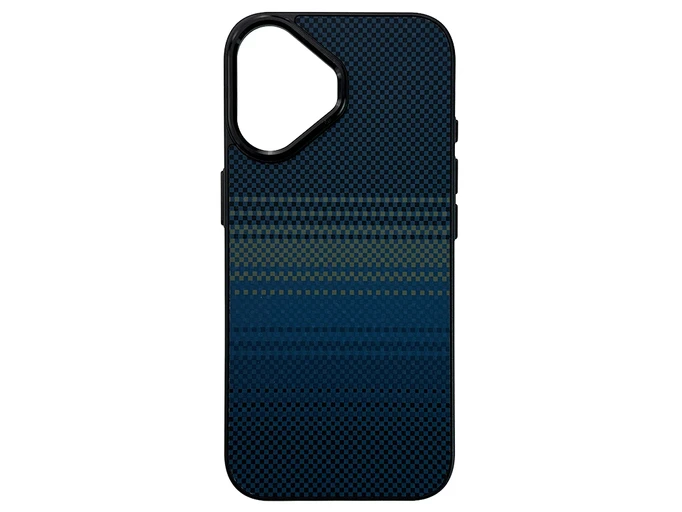 Накладка Slim Hard Carbon iPhone 16 blue