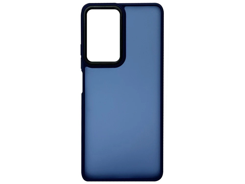 Shadow Matt Metal Buttons Poco F5 navy blue