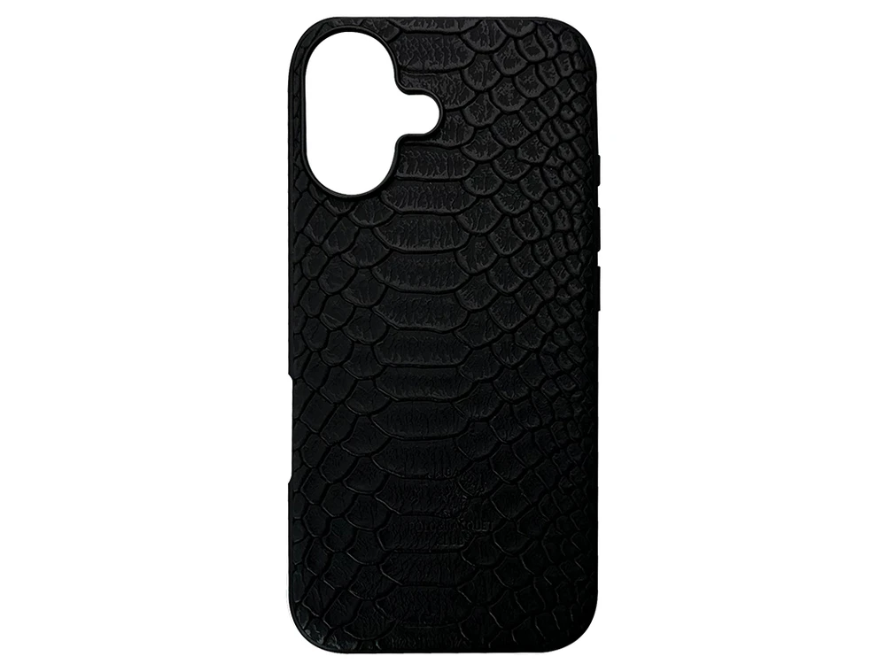 Накладка Santa Barbara Snake Leather iPhone 16 black