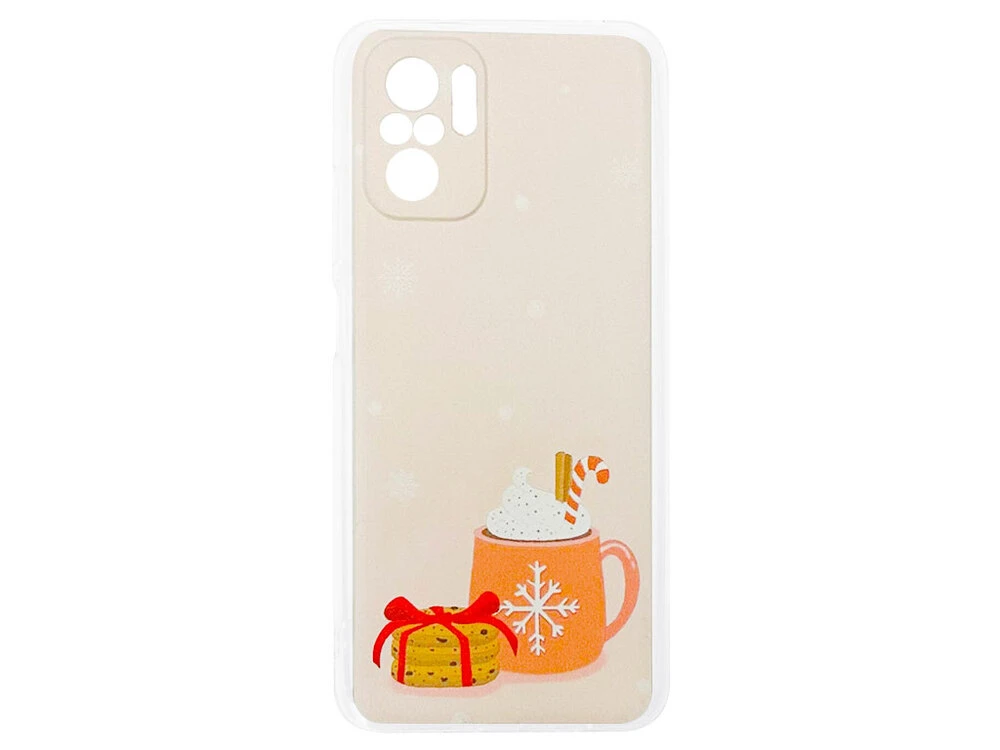 Накладка силікон Print Redmi Note 10/10s/Poco M5s Cocoa and gingerbreads