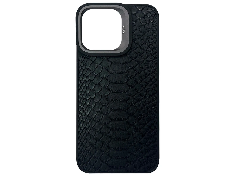 Kajsa Snake Pattern MagSafe iPhone 16 Pro Max black